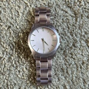 C brand women’s vintage‎ pink stainless steel bracelet watch one size